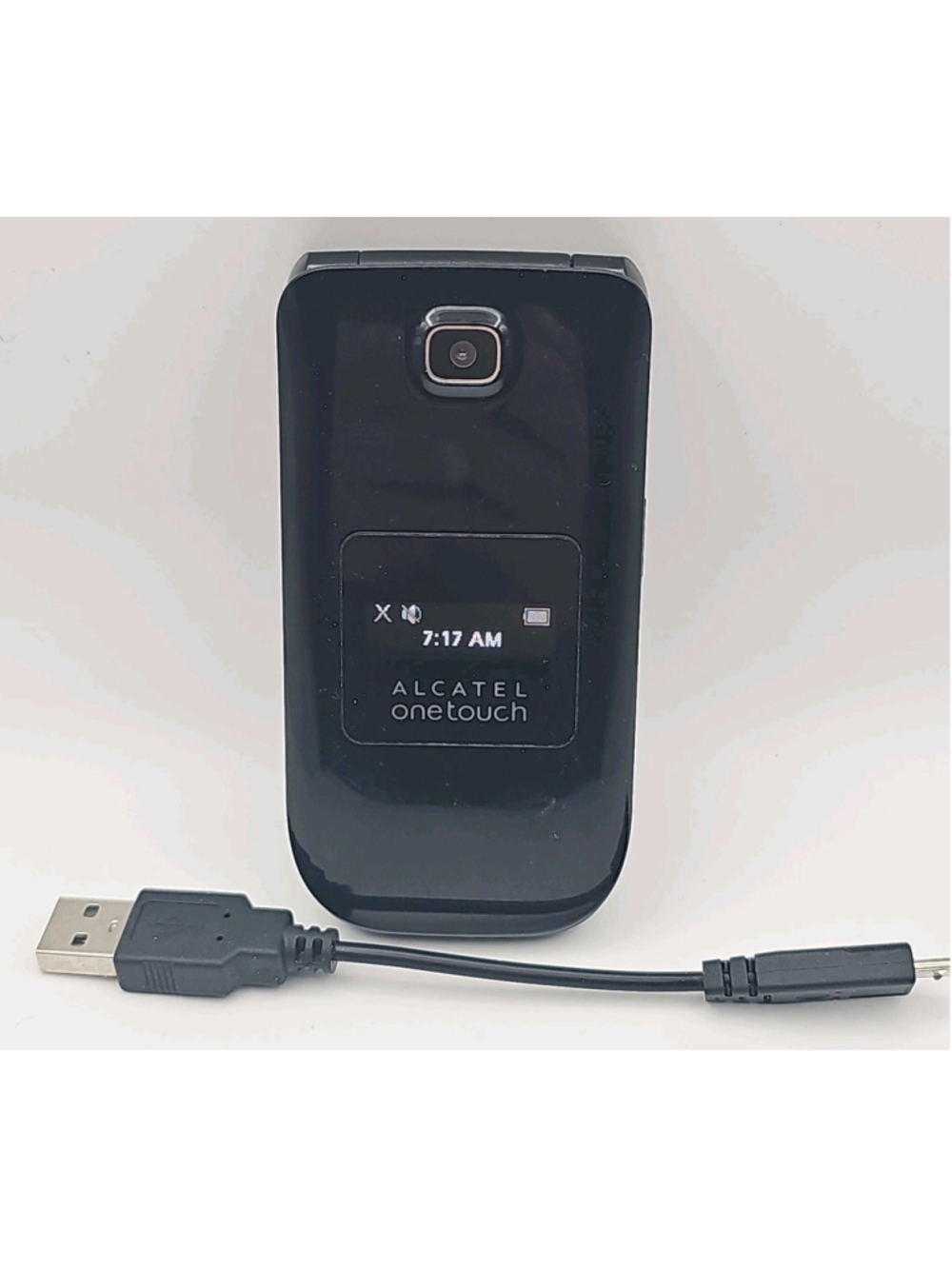 Alcatel One Touch Basic Flip Phone Unlocked Large Buttons Easy Simple Tested